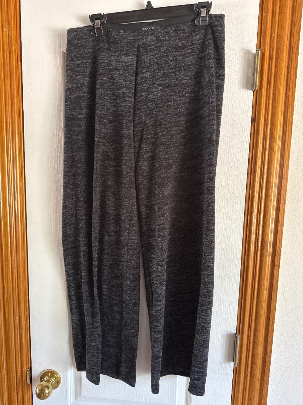 Slacks with elastic waist